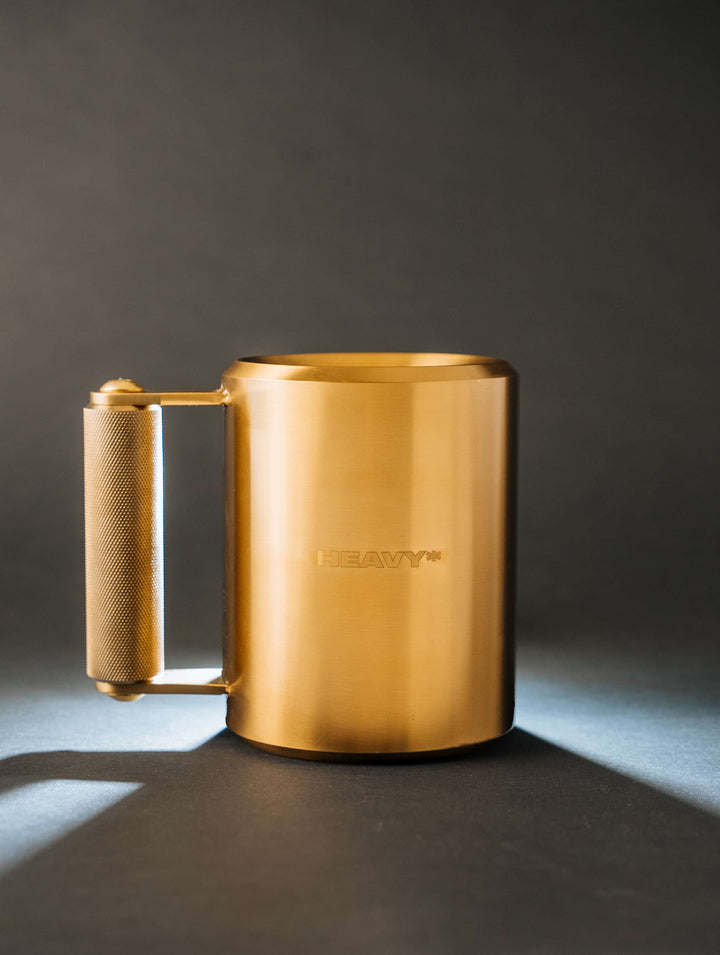 22lb Gold Heavy* Mug | Stainless Steel Mug in Gold Color